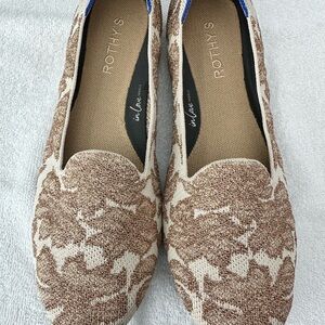 Rothy's Tan and Cream Women's Loafers